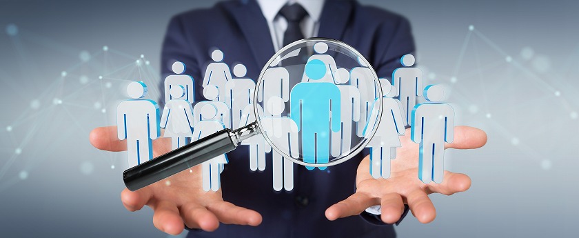 人材採用、虫眼鏡